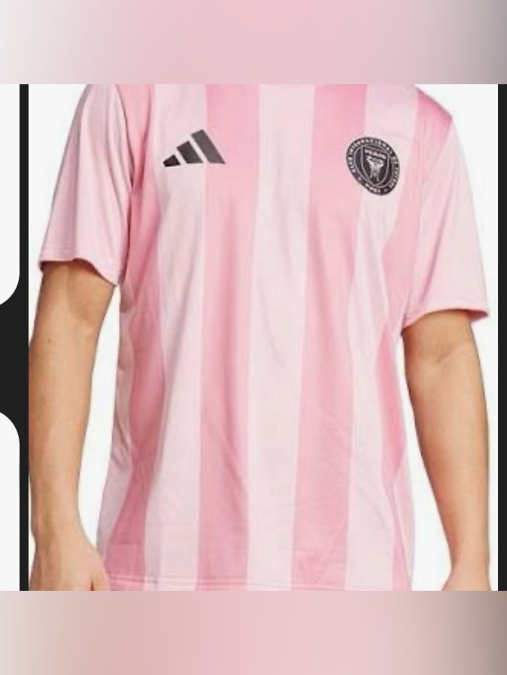 Adidas Men’s  Pink Sz. Large Messi 10 Inter Miami Away Team Fan Soccer Jersey - Picture 2 of 4